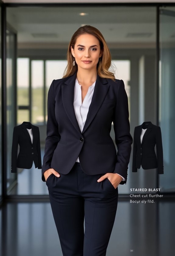 How to Style Blazers for a Chic Office Look 2 blazer fit for body type