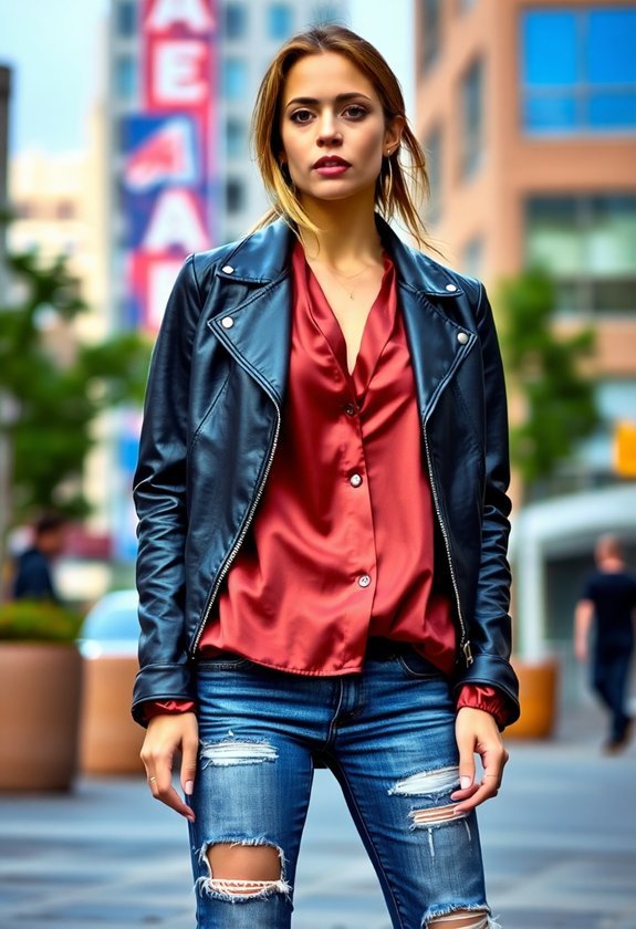 How to Mix Casual and High-Fashion for the Perfect Street Style Look 5 blend diverse materials creatively