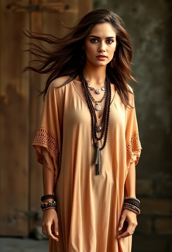 bohemian layered jewelry styles