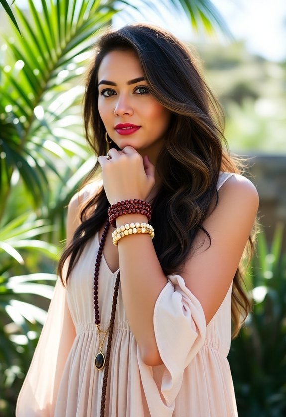11 Bracelet Stacking Combinations to Try This Year 3 bohemian styled beaded accessories