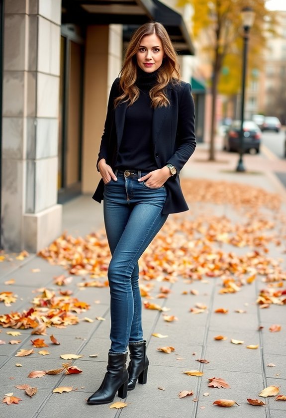 How to Style Boots With Any Fall Outfit 4 boots paired with denim