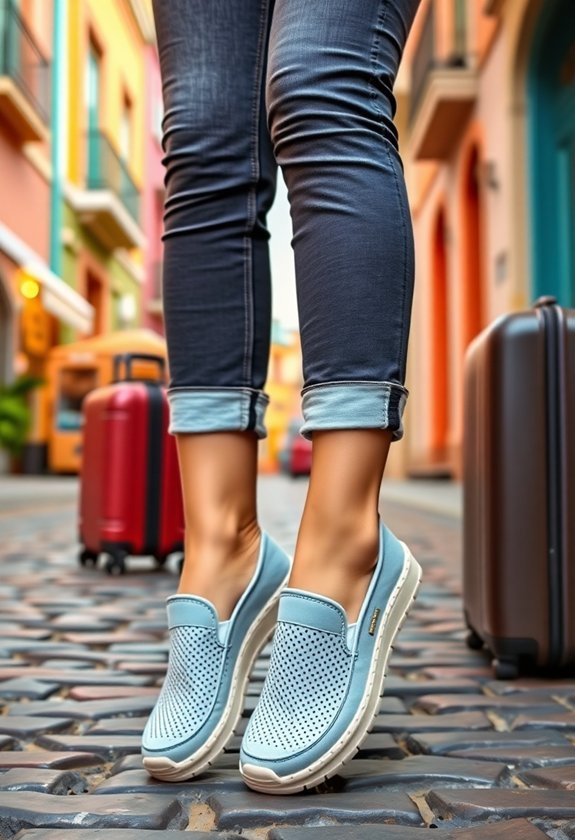 comfortable travel footwear option