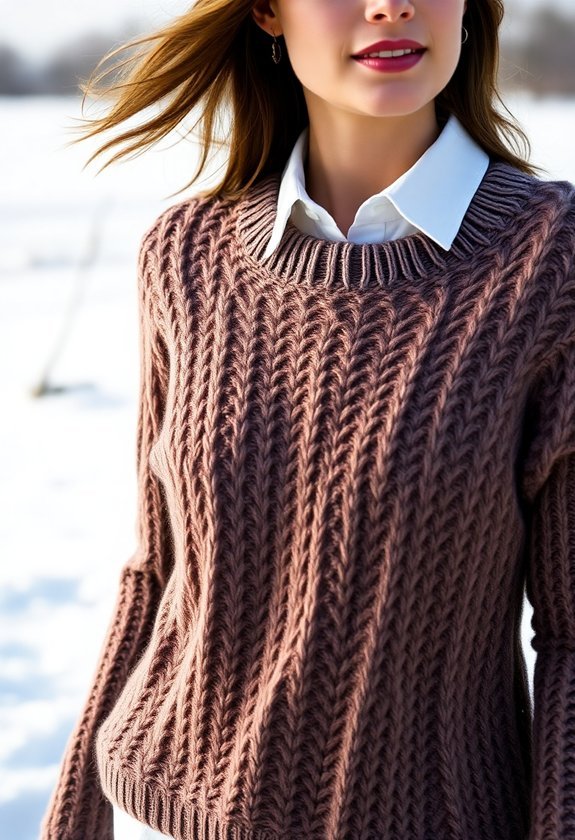 cozy breathable knitwear option