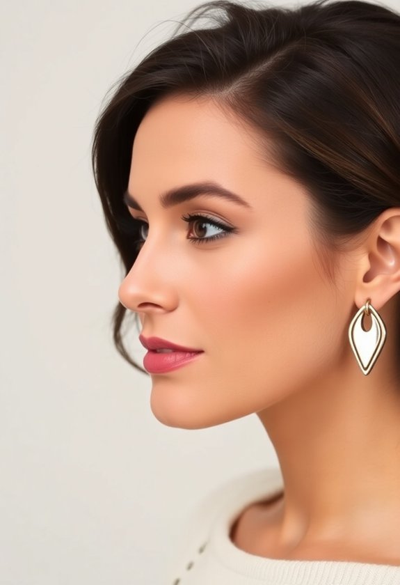 earring styles for round faces