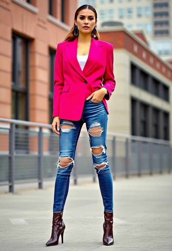 How to Mix Casual and High-Fashion for the Perfect Street Style Look 3 select bold fashion accents