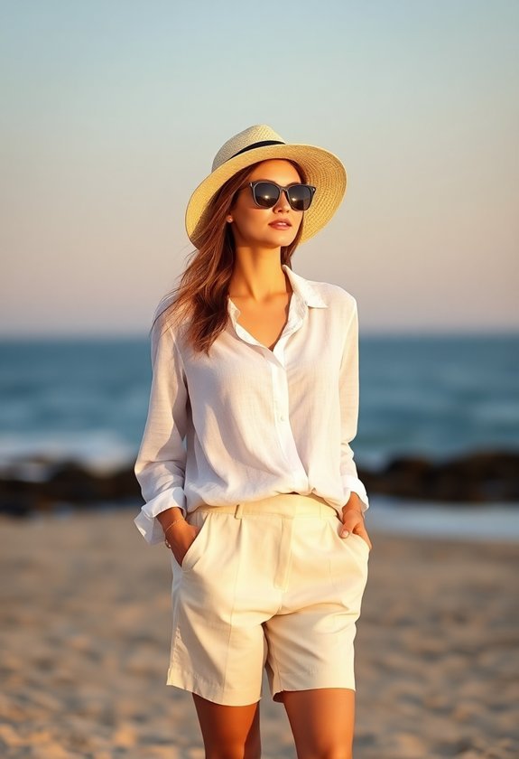 11 Vacation Outfit Ideas for a Stylish Getaway 6 sophisticated linen apparel collection