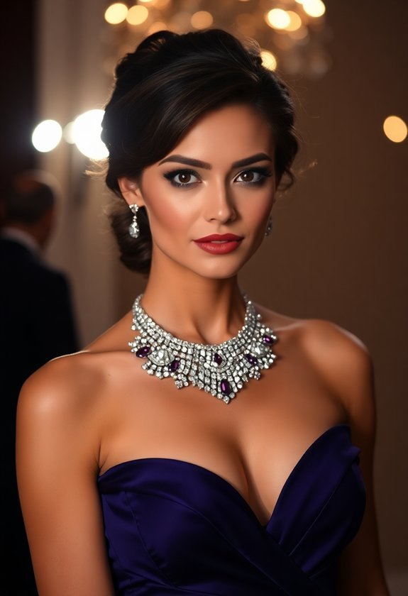 statement jewelry for necklines