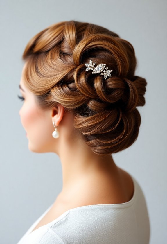 stylish elegant hair arrangements