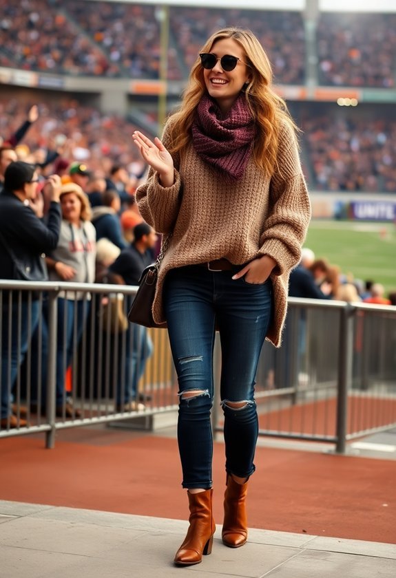 stylish football game outfits