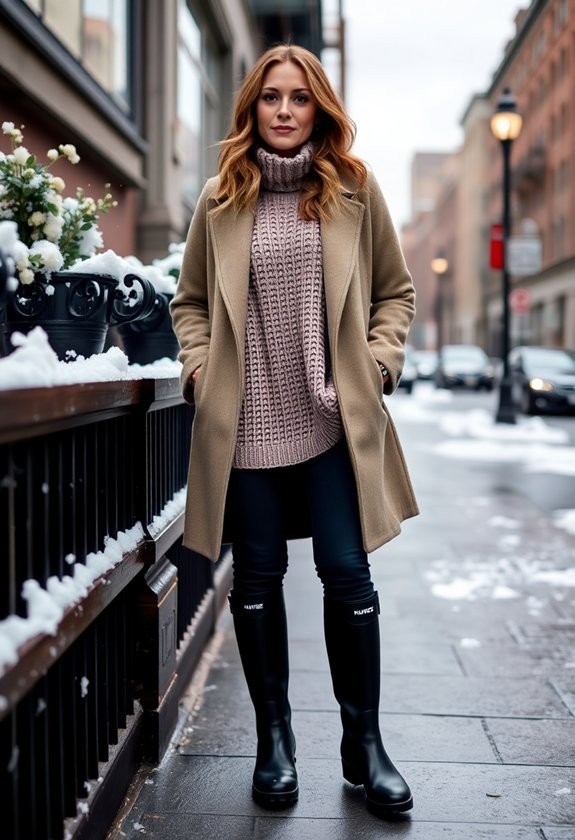 stylish waterproof tall boots