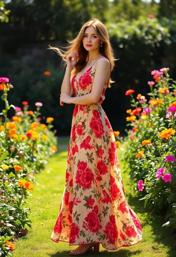 11 Timeless Retro Outfit Ideas for Any Occasion 5 vintage inspired floral design
