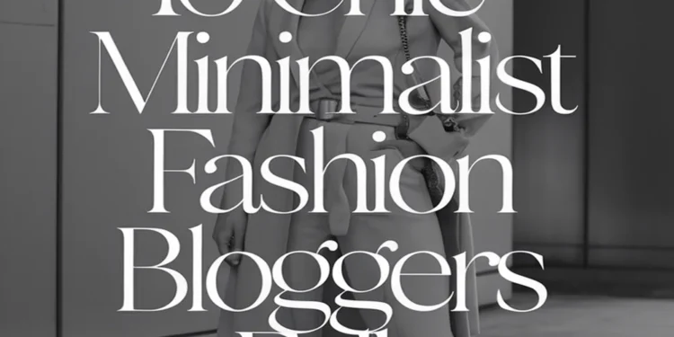 Image for: 10 Chic Minimalist Fashion Bloggers to Follow