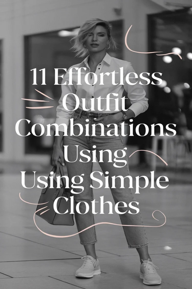 Image for: 11 Effortless Outfit Combinations Using Simple Clothes